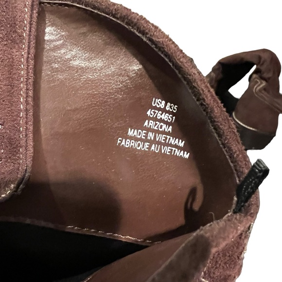 Arizona brown cow girl boots size 8 - Picture 2 of 12